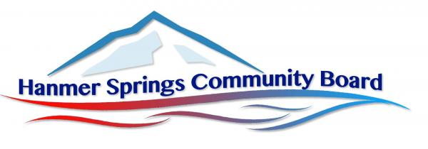 Hanmer Springs Community Board logo. 